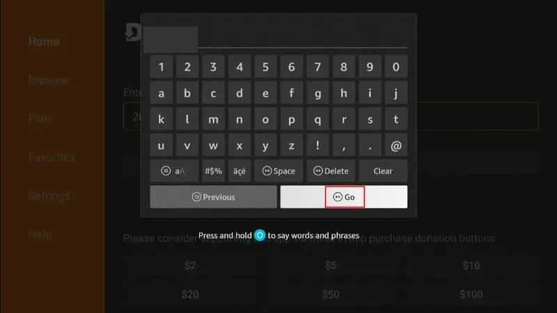 Downloader → código